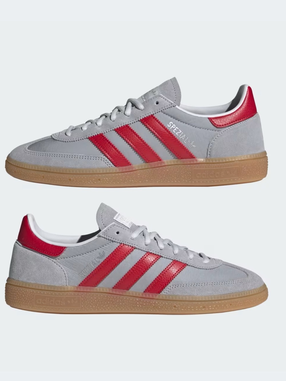 adidas Originals Spezial Suede Sneaker - Gray with Red and Gum